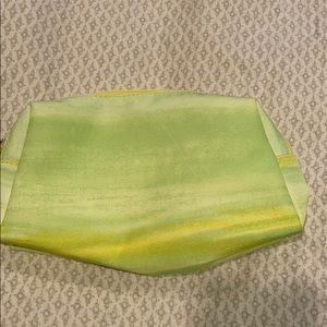 Clinique bag yellow & green perfect for face masks